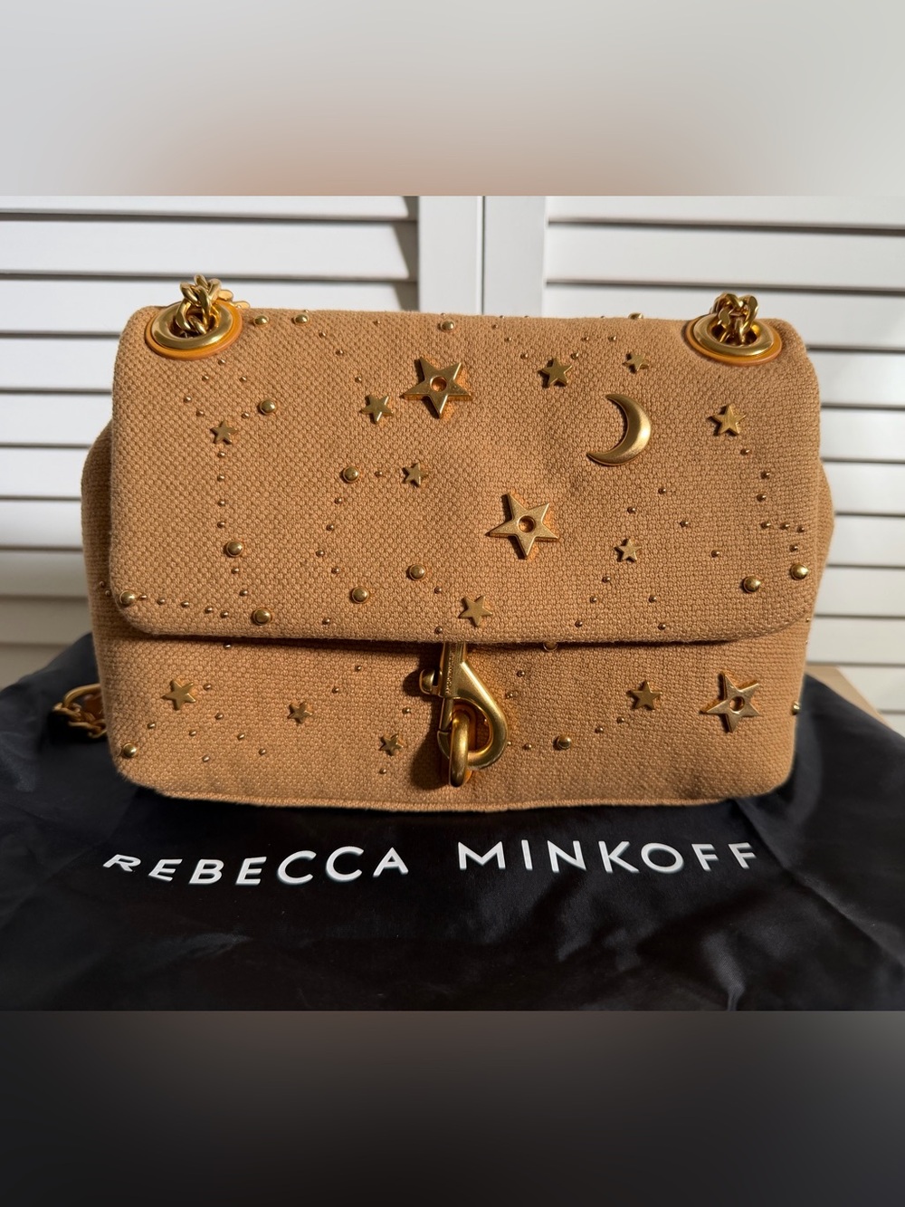 Rebecca Minkoff Edie Celestial Studs Crossbody Bag (nwot)